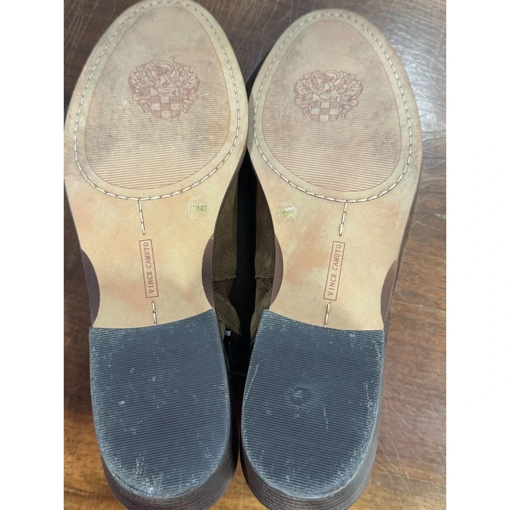 Vince Camuto‎ Suede Ankle Boots 11M/41 Brown NIB China